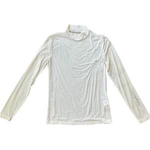 EUC Lynx Korean Turtleneck Long Sleeve Golf Shirt Gold Women's Size Small